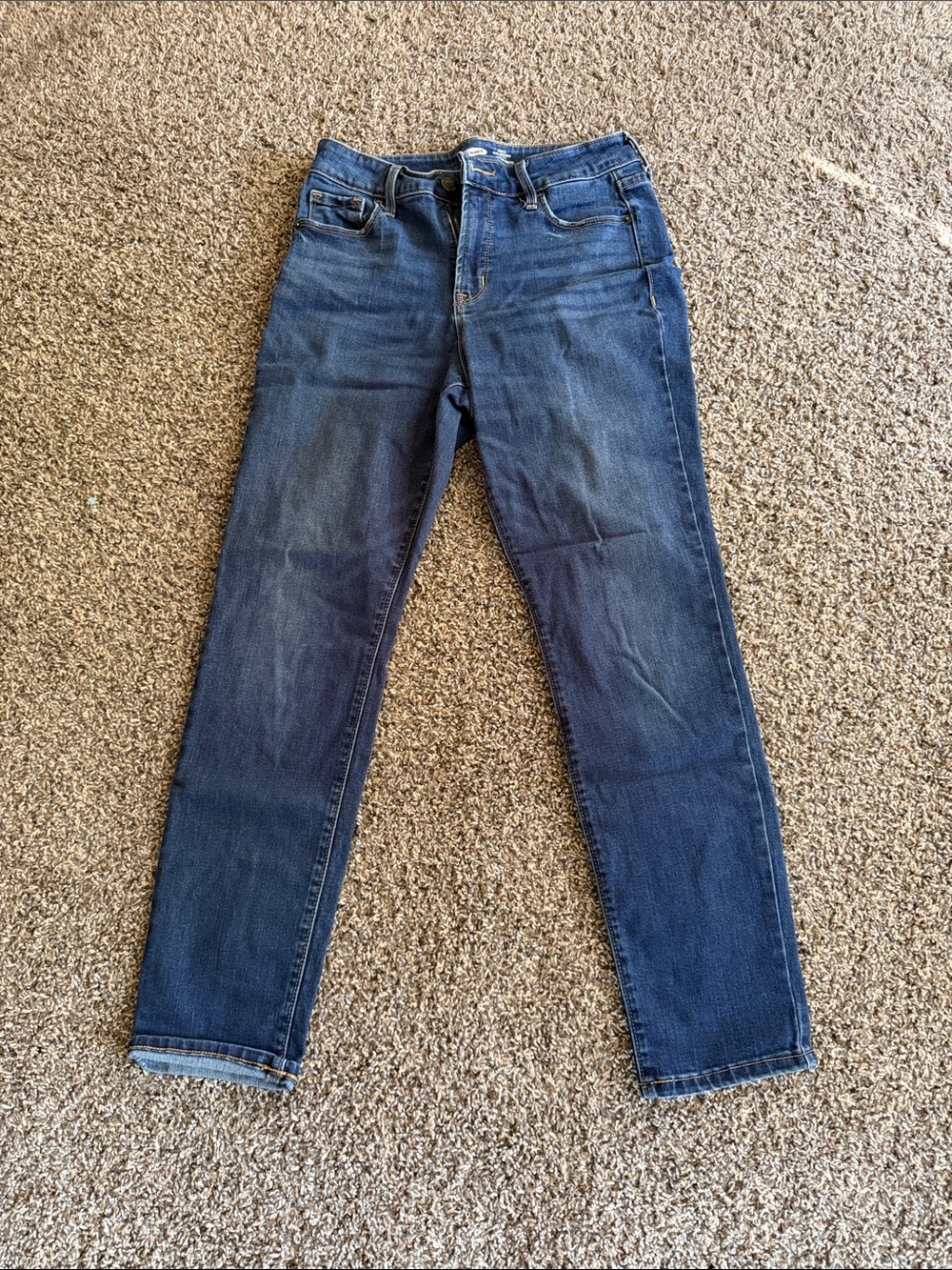 Old Navy Men's Skinny Jeans in Dark Blue Denim